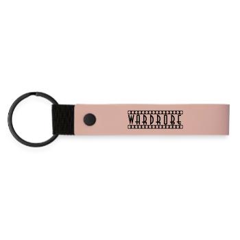 Wardrobe - Matte Pu Keyring - pink - Front