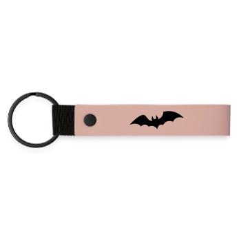 bat - Matte Pu Keyring - pink - Front