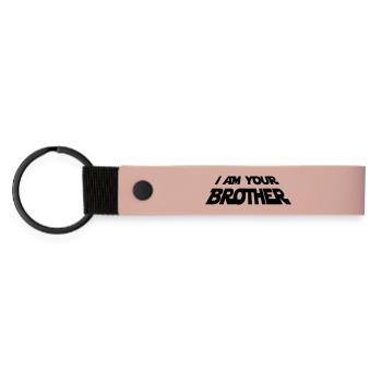 Your Brother - Un design de science-fiction amusant pour les fans - Porte-clés en PU mat - rose - Devant