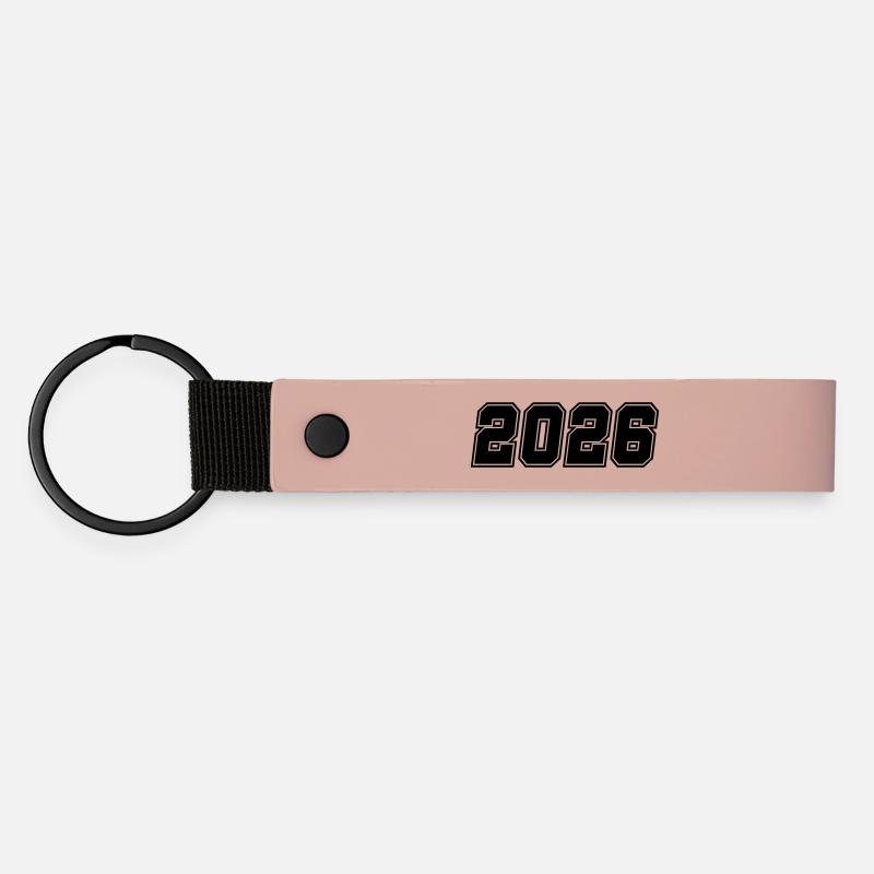 2026 - Matte Pu Keyring - pink
