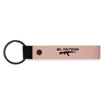 El Patron – The Doer Look - Matte Pu Keyring - pink - Front