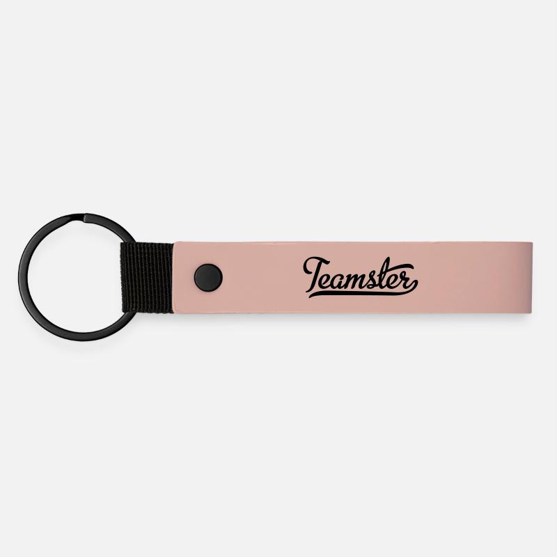 Teamster - Matte PU Schlüsselanhänger - Rosa