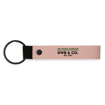 Der Studio-Standard - Matte PU Schlüsselanhänger - Rosa - Vorne