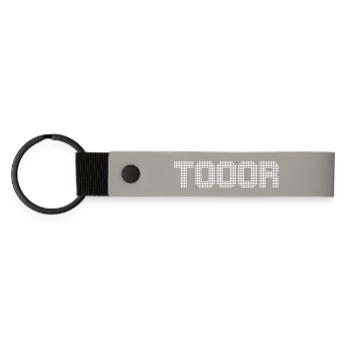 Goal Goal Football Fan - Matte Pu Keyring - light grey - Front