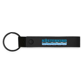 COASTAL CHILD - Matte Pu Keyring - black - Front