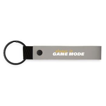 TOUJOURS EN MODE JEU - Porte-clés en PU mat - gris clair - Devant