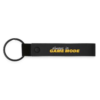 TOUJOURS EN MODE JEU - Porte-clés en PU mat - noir - Devant