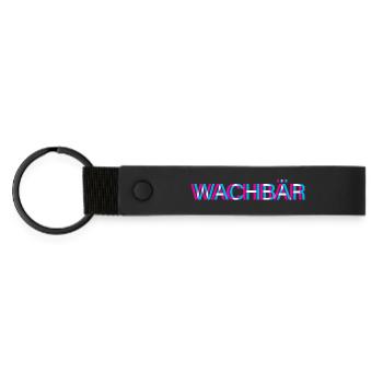 Hardtekk Tekk - Matte Pu Keyring - black - Front