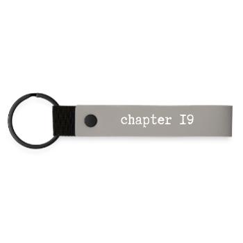 chapter 19 Birthday - Matte Pu Keyring - light grey - Front