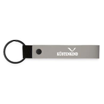 Coastal Child - Matte Pu Keyring - light grey - Front