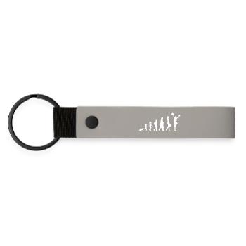Evolution Of A Cheerleader - Matte Pu Keyring - light grey - Front