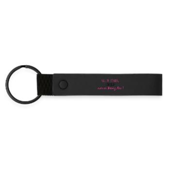 Bretagne - Kae da strakal brulu... - Porte-clés en PU mat - noir - Devant