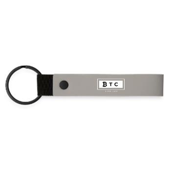 BTC IS THE LIMIT - Porte-clés en PU mat - gris clair - Devant