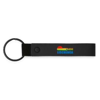 heid moi ned an moang denga oafoch a boa eischenga - Matte Pu Keyring - black - Front