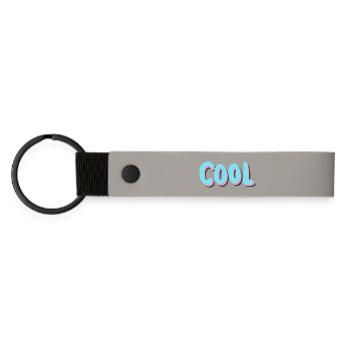 cool Styles for every taste - Matte Pu Keyring - light grey - Front