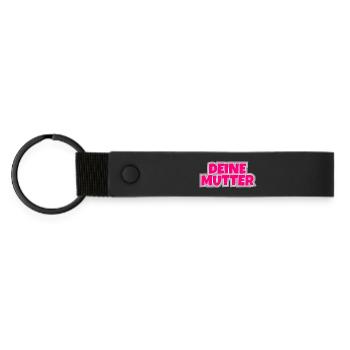 Votre mère - le classique à porter. - Porte-clés en PU mat - noir - Devant