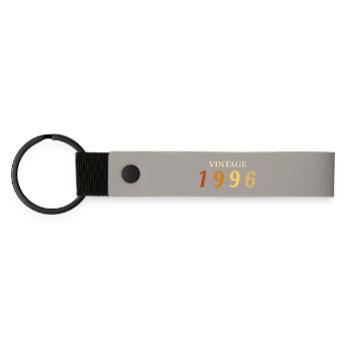 30 Year Old Legend Tee Born 1996 - Matte Pu Keyring - light grey - Front