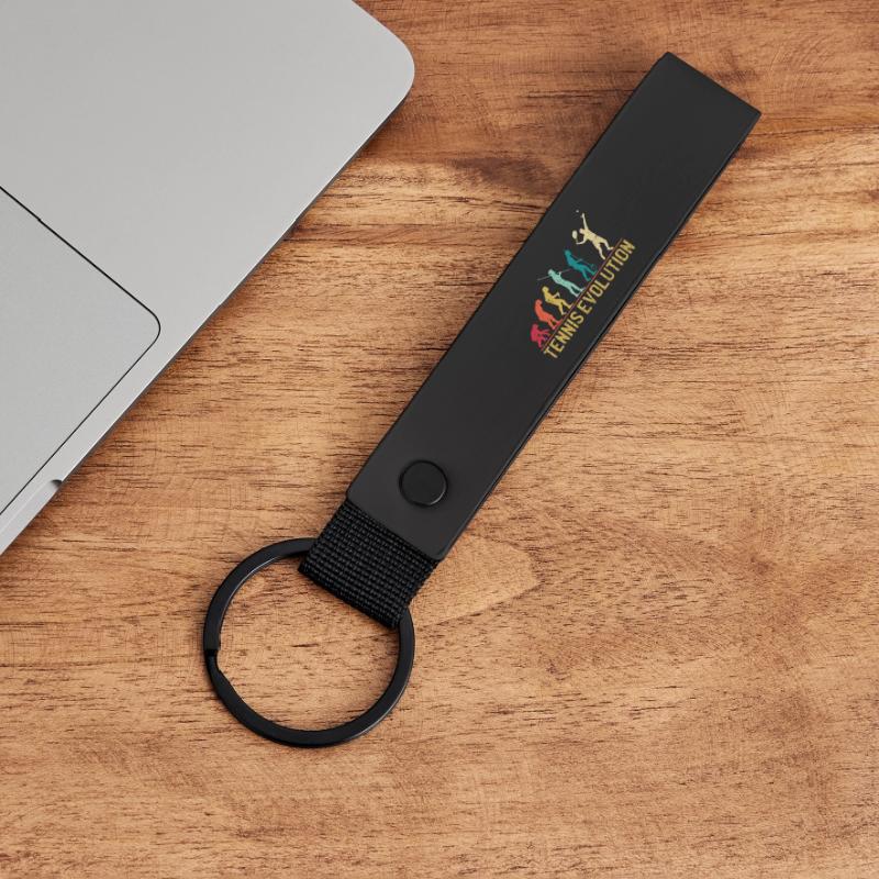 Tennis Evolution Evolution Conception graphique Porte-clés en PU mat