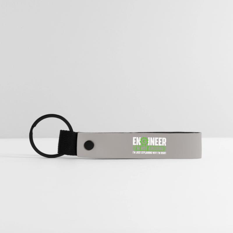 Engineer Not Arguing Just Explaining Why I’m Right Matte Pu Keyring