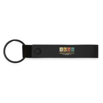 Sarcasme Humour - Porte-clés en PU mat - noir - Devant