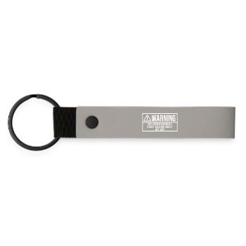 Hip Hop - Matte Pu Keyring - light grey - Front
