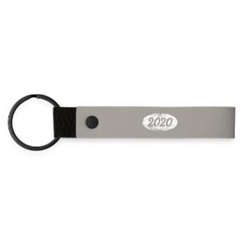 Liberté 2020 - Porte-clés en PU mat - gris clair - Devant