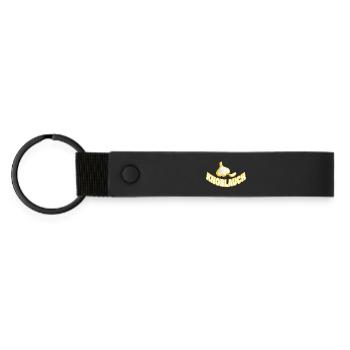 GARLIC - Matte Pu Keyring - black - Front