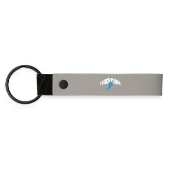 ATTERRISSAGE - Porte-clés en PU mat - gris clair - Devant
