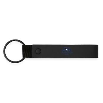 Origine Champenoise design Stylisé - Porte-clés en PU mat - noir - Devant