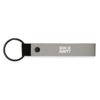 Son of Rhrptt - Ruhrpott - Zeche - Zollverein - Matte Pu Keyring - light grey - Front
