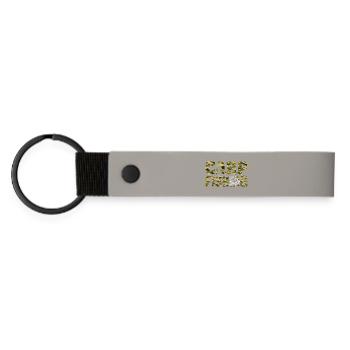 Carp Fishing Karpfenangeln Camouflage Style - Matte Pu Keyring - light grey - Front
