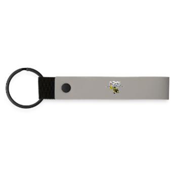 Helicopter rescue - Matte Pu Keyring - light grey - Front