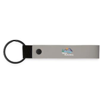 Trail Running - Porte-clés en PU mat - gris clair - Devant