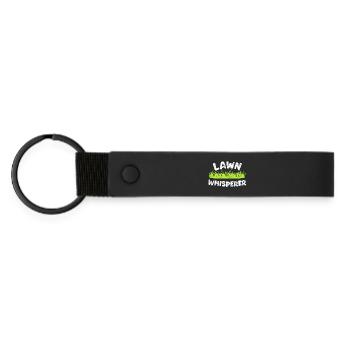 Tondeuse à gazon Jardinier de jardin - Porte-clés en PU mat - noir - Devant