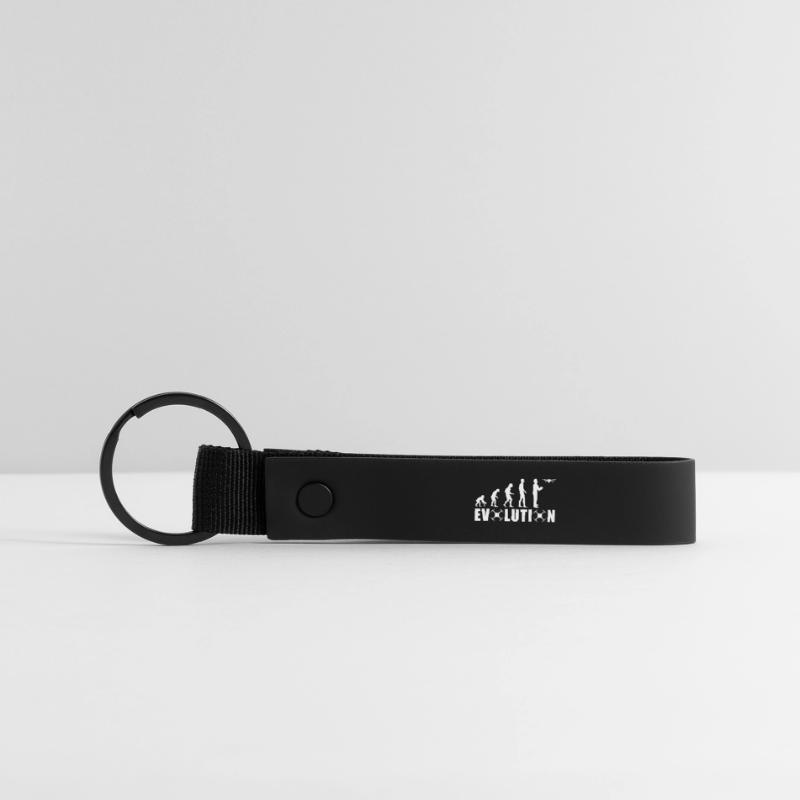 EVOLUTION DRONE Gift Ground Pilot Flying Matte Pu Keyring
