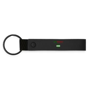 Portuguese Pride, I love Portugal - Matte Pu Keyring - black - Front