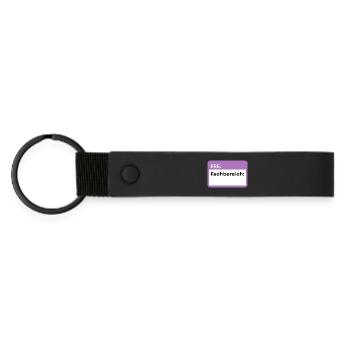 Département de Schild Lila - Porte-clés en PU mat - noir - Devant