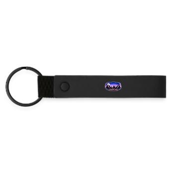 Soul Dog Love - Matte Pu Keyring - black - Front