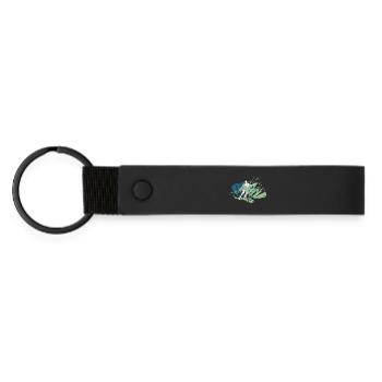 Football Cool design for real football players - Matte Pu Keyring - black - Front