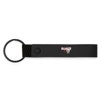 Halloween - Porte-clés en PU mat - noir - Devant