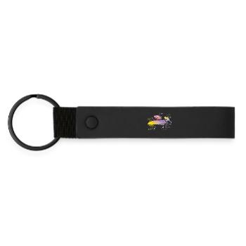 Bob Team Brakeman Bob - Matte Pu Keyring - black - Front