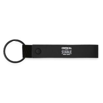 Intensive Care Paramedic Advanced EMT as Identity - Matte Pu Keyring - black - Front