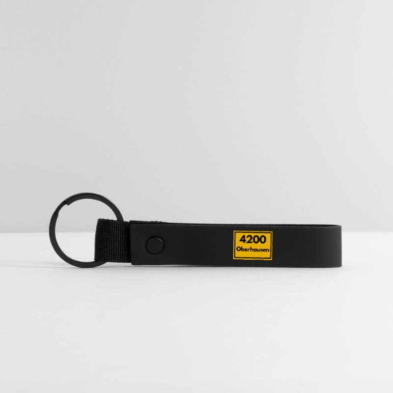 OLD POSTCODE POSTCODE RETRO 4200 OBERHAUSEN RUHR Matte Pu Keyring