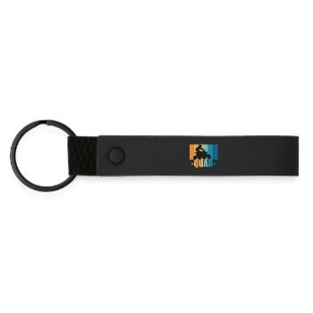Quad Quad Driver Offroad Motorsport Cadeau - Porte-clés en PU mat - noir - Devant