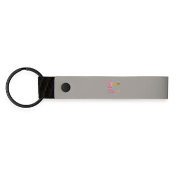 Philosophy - Matte Pu Keyring - light grey - Front