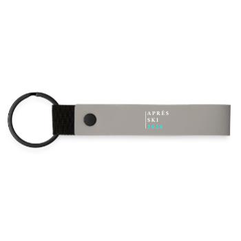 Après-ski 2026 - Matte Pu Keyring - light grey - Front