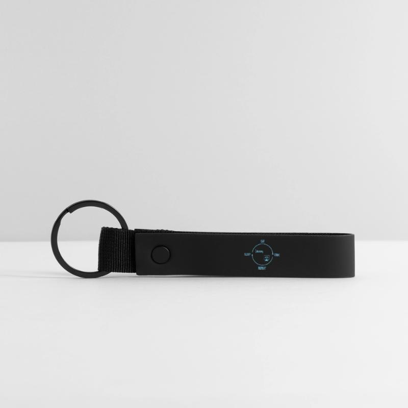 Répétition du code Manger Sommeil - Cycle du programmeur Porte-clés en PU mat