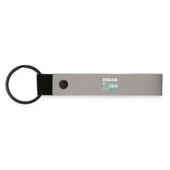 Gardening season Goodbye wife - Matte Pu Keyring - light grey - Front