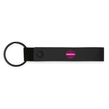 Elected Dancer of the Year - Matte Pu Keyring - black - Front