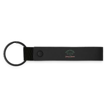 Pickleball Funny Player Pickle Ball Playing Love - Matte Pu Keyring - black - Front